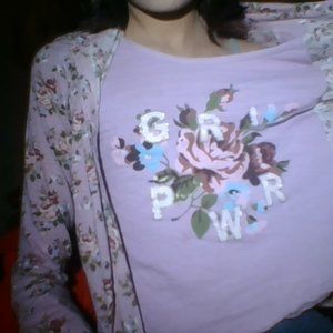 purple girl shirt